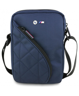 Bag BMW Nylon Pockets & Metal Logo 8" navy