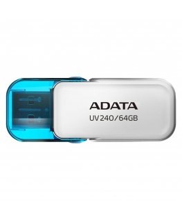 ADATA UV240 USB atmintukas 64 GB USB A tipo 2.0 Mėlyna, Balta