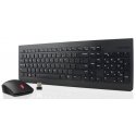 Lenovo 4X30M39497 näppäimistö Sisältää hiiren Universaali Langaton RF QWERTY Englanti (US) musta