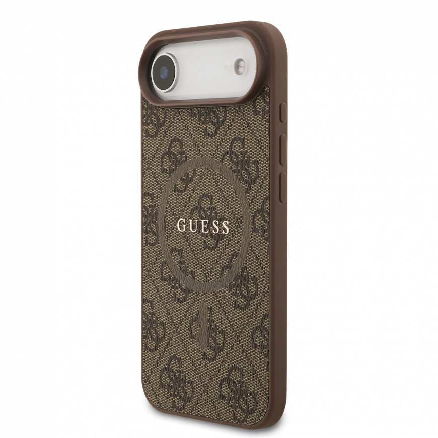 Guess PU Leather 4G Colored Ring MagSafe Case for iPhone Air Bro