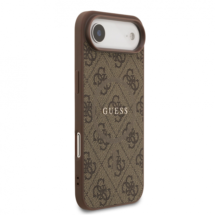 Guess PU Leather 4G Colored Ring MagSafe Case for iPhone Air Bro – 3