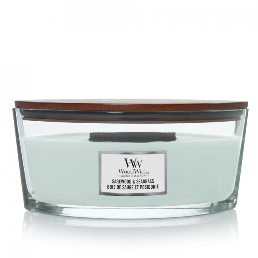 WoodWick Sagewood & Seagrass Ellipse vaska