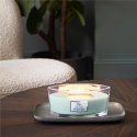 WoodWick Sagewood & Seagrass Ellipse vahaküünal Ümmargune Türkiis 1 tk WoodWick Sagewood & Seagrass Ellipse vahaküünal Ümmargune Türkiis 1 tk