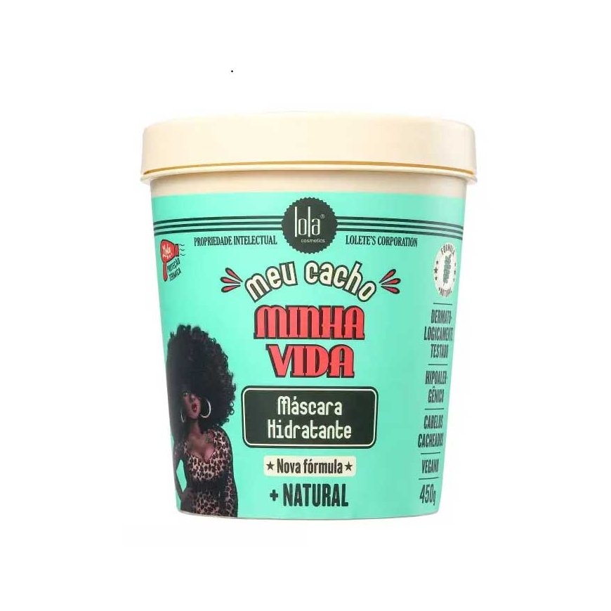 love Lola Cosmetics Meu Cacho Mihna Vida Hiustenhoitokreemi, kosteuttava naamio, 450 g