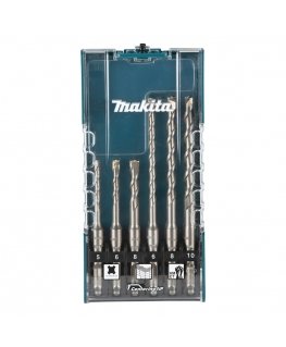 Grąžtas Makita E-15730 SDS-Plus betono grąžtų rinkinys 6 vnt.