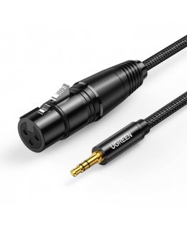 UGREEN AV182 XLR female - 3.5 male jack - 2 m (must)