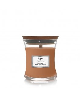 WoodWick Santal Myrrh восковая свеча Цилиндр Янтарный, Лемон, Древесина Коричневый 1 шт