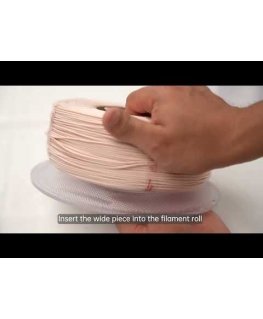 Bambu Lab PLA Matte plastika 1.75mm 1kg - kaasas palju kasutatav rull - Mandarin Oranž.