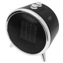 Adler AD 7742 elektrinis patalpų šildytuvas Vidaus Juoda, Sidabras 1500 W Elektrinis šildytuvas-vent