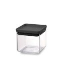 Brabantia 122309 jar Square Plastic Black, Transparent Brabantia 122309 jar Square Plastic Black, Transparent