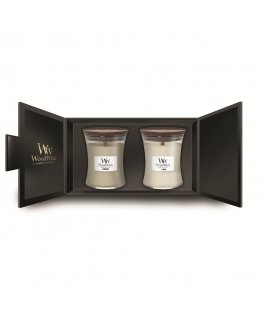 WoodWick Giftset 2 Medium Jar восковая свеча Круглый 2 шт