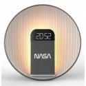 Bluetooth kannelkõlar, kell, laadija, Qi, LED lamp, valge, müra, häire, Nasa SPC600 / Nasa SPC600