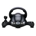 Flashfire WH-2304V Gaming Controller Black, Red Steering wheel + Pedals PlayStation 4, Playstation 3