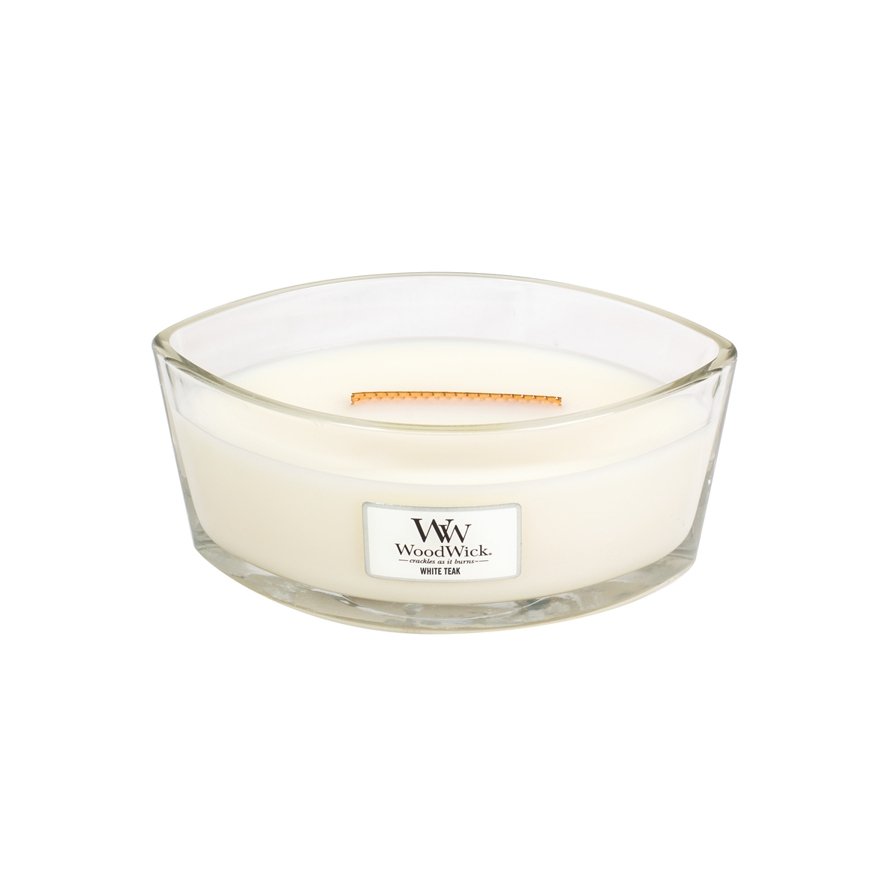 WoodWick White Teak vaska svece Elipses