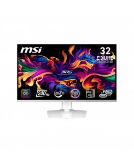 MSI MPG 321URXWDE QD-OLED kompiuterio monitorius 80 cm (31.5") 3840 x 2160 pikseliai 4K Ultra HD Balta