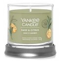 Yankee Candle Sage & Citrus vahaküünal Silinder Roheline 1 tk Yankee Candle Sage & Citrus vahaküünal Silinder Roheline 1 tk