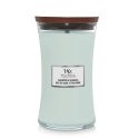 WoodWick Sagewood & Seagrass Large Jar vahakynttilä Pyöreä Turkoosi 1 kpl WoodWick Sagewood & Seagrass Large Jar vahakynttilä Pyöreä Turkoosi 1 kpl