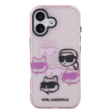 Karl Lagerfeld IML Multi K&CH Heads Case for iPhone 17 Pink Karl Lagerfeld IML Multi K&CH Heads Case for iPhone 17 Pink