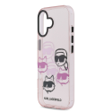 Karl Lagerfeld IML Multi K&CH Heads Case for iPhone 17 Pink Karl Lagerfeld IML Multi K&CH Heads Case for iPhone 17 Pink