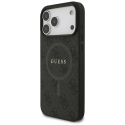 Guess 4G Ring Classic Logo MagSafe case for iPhone 17 Pro Max bl