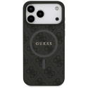 Guess 4G Ring Classic Logo MagSafe case for iPhone 17 Pro Max bl