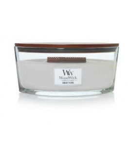 WoodWick Solar Ylang vaško žvakė Kvapioji kananga Permatomas, Balta 1 vnt