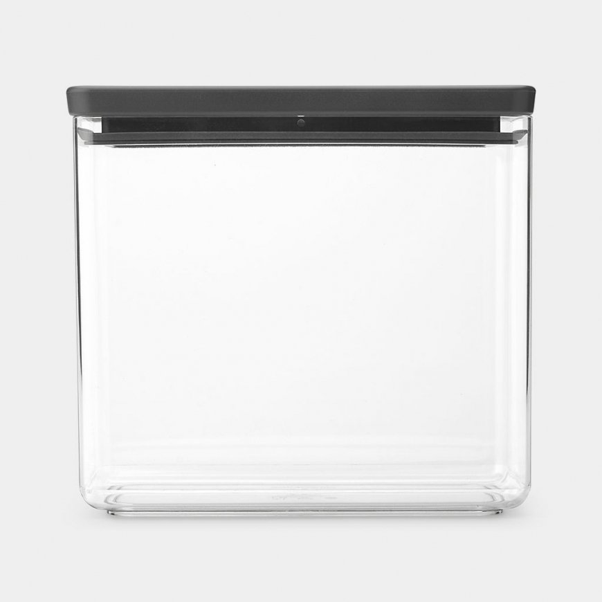 Brabantia Tasty+ Taisnleņķa Kanistra 3,5 L Pelēks, Caurspīdīgs 1 pcs