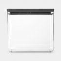 Brabantia Tasty+ Suorakulmainen Kanisteri 3,5 L Harmaa, Läpinäkyvä 1 kpl Brabantia Tasty+ Suorakulmainen Kanisteri 3,5 L Harmaa, Läpinäkyvä 1 kpl