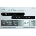 i-tec CADUA4KDOCKPDB100 dokstacija Vadu USB 3.2 Gen 1 (3.1 Gen 1) Type-C Melns i-tec CADUA4KDOCKPDB100 dokstacija Vadu USB 3.2 Gen 1 (3.1 Gen 1) Type-C Melns