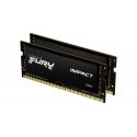 Kingston Technology FURY Impact atminties modulis 64 GB 2 x 32 GB DDR4 3200 MT/s