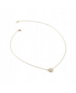 Guess auksu padengtas pakabukas širdis su kubiniu cirkoniu Jardin JSBN04456JWYGT/U