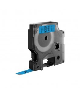 DYMO D1 Standard - Black on Blue - 9mm marķēšanas lenta Melns uz zila