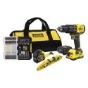 Drill and screwdriver set with accessories. SFMCK101D1S STANLEY Drill and screwdriver set with accessories. SFMCK101D1S STANLEY