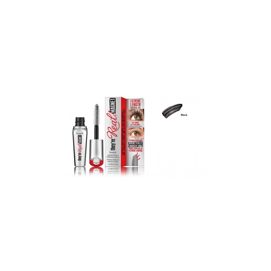 Benefit Extremely lengthening mascara They´re Real! Magnet muste Duo Must 2 x 9 g kosmeetika silmadele Naistele – 2