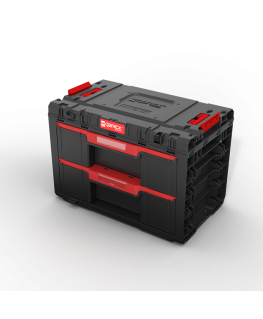 Q-Brick Rīku kaste ar atvilktnēm Qbrick Sistēma PRIME DRAWER 2 RĪKU KASTE BASIC