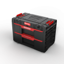 Q-Brick Rīku kaste ar atvilktnēm Qbrick Sistēma PRIME DRAWER 2 RĪKU KASTE BASIC Q-Brick Rīku kaste ar atvilktnēm Qbrick Sistēma PRIME DRAWER 2 RĪKU KASTE BASIC