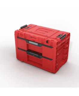 Q-Brick tööriistakast koos sahtlitega Qbrick System PRIME DRAWER 2 TOOLBOX EXPERT Punane Ultra HD Custom