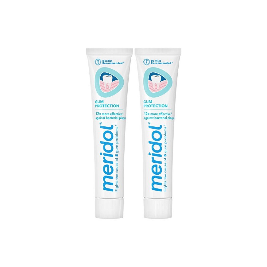 Meridol Gum Protection Toothpaste 2 x 75 ml Fluoride Toothpaste Unisex