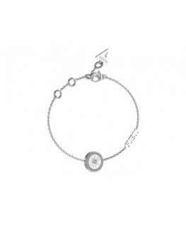 Guess Silver Ladies Bracelet Heart Jardin JSBB04457JWRH