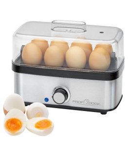 ProfiCook PC-EK 1275 8 ola(-s) 400 W Melns, Nerūsējošs tērauds