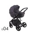 Baby Monsters dvynių vežimėlis EASY TWIN 4 - Juodas Baby Monsters dvynių vežimėlis EASY TWIN 4 - Juodas