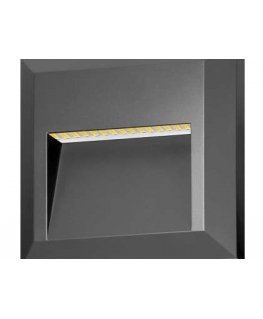 Orno KIBO LED 1W, настенный светильник, 80lm, IP65, 4000K, квадратный, мячик