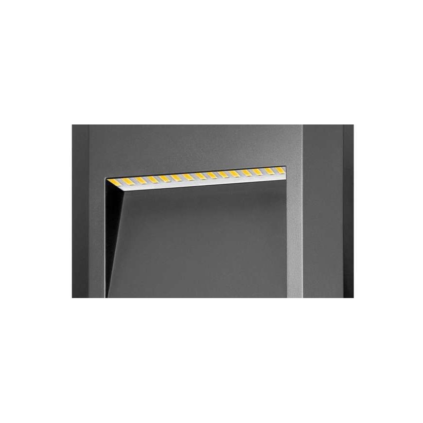 Orno KIBO LED 1W, wall lamp, 80lm, IP65, 4000K, square, ball – 2