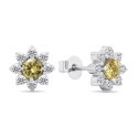 Brilio Silver Brilio Silver Decent silver earrings with cubic zirconia Flowers EA577WYL Brilio Silver Brilio Silver Decent silver earrings with cubic zirconia Flowers EA577WYL