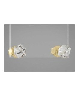 Again Jewelry Sirds formas karājošās auskari ar kubiskā cirkoniya AJNS0067