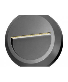 Orno KIBO LED 1W, seinavalgusti, 100lm, IP65, 4000K, ümmargune, pirn