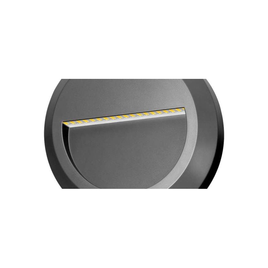 Orno KIBO LED 1W, sodo apšvietimo lemputė, 100lm, IP65, 4000K, apvali, su pulteliu – 2