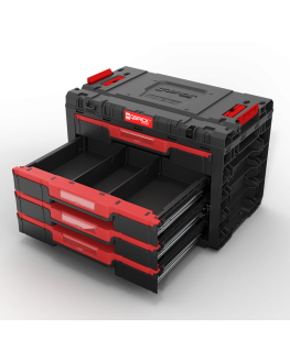 Q-Brick įrankių dėžė su stalčiais Qbrick System PRIME DRAWER 4 TOOLBOX BASIC