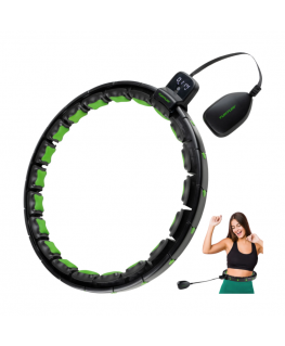 Regulējama hula stīpa ar svaru TUNTURI Smart Adjustable Hula Hoop iesk. Displejs