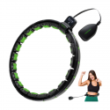 Regulējama hula stīpa ar svaru TUNTURI Smart Adjustable Hula Hoop iesk. Displejs Regulējama hula stīpa ar svaru TUNTURI Smart Adjustable Hula Hoop iesk. Displejs